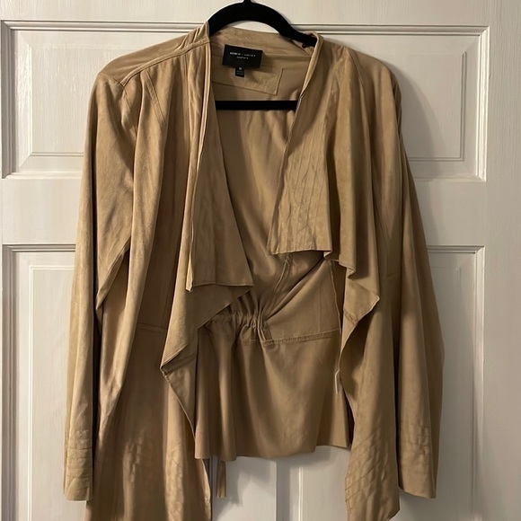 Faux Suede Camel Jacket- Size Medium - Picture 1 of 5